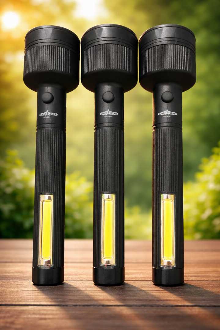 đĻ,One,Star,Rechargeable,Torch,Light,(Model:,OS-2091)